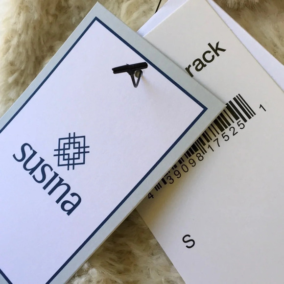 Susina Teddy Fleece Knit Cardigan Sweater Ivory S - Picture 8 of 8